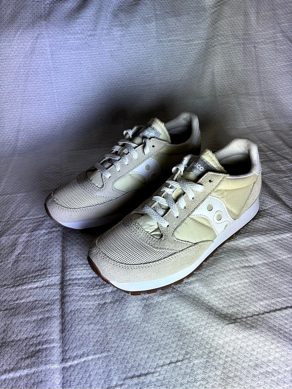 Saucony Jazz Original Vintage Sneakers Cream White Women’s Size 9